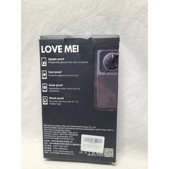 For Huawei Mate 50 Pro shockproof Phone Case Heavy Duty Metal Gorilla Cover RED - Picture 4 of 6